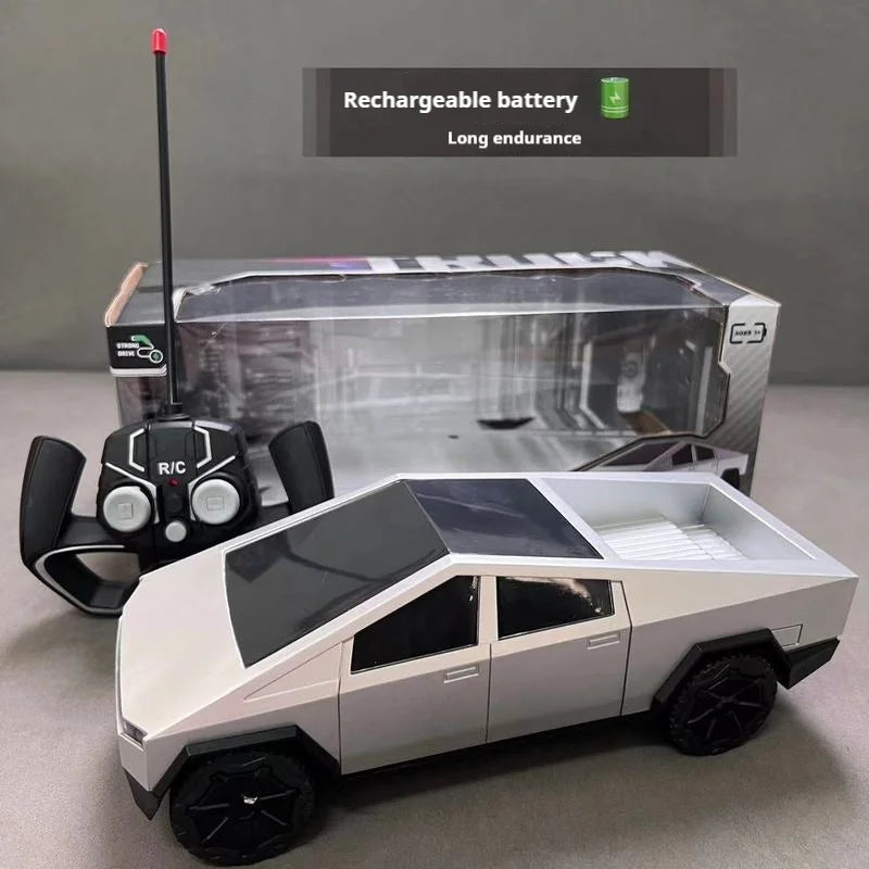Tesla Cybertruck RC Toy Car – Drop-Resistant, Remote Control Simulation Vehicle for Kids, Gift-Boxed Model | AlluCanFind