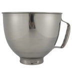 ABKJ-Stainless Steel Bowl For Kitchenaid Classic&Artisan Series 4.5-5 QT Tilt-Head Mixer, 5 Quart 304 Stainless Steel Bowl