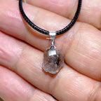 Natural Crystal Herkimer Diamond Pendant Hang Stone Gemstones Mineral Energy Reiki Home Decorations Gift Ore Crystals