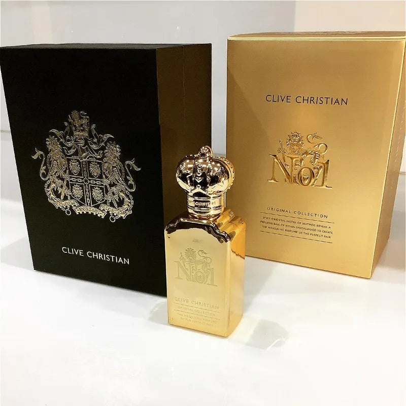 Clive Christian Amberwood Fresh Unisex Perfume 50ml – Long Lasting Elegant Fragrance with Jasmine Rose Sandalwood Amber Musk
