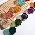 Pack of 10 Glass Small Tea Light Candle Holder for Home Decoration Modern Candlestick Holders Taper Candle Holders