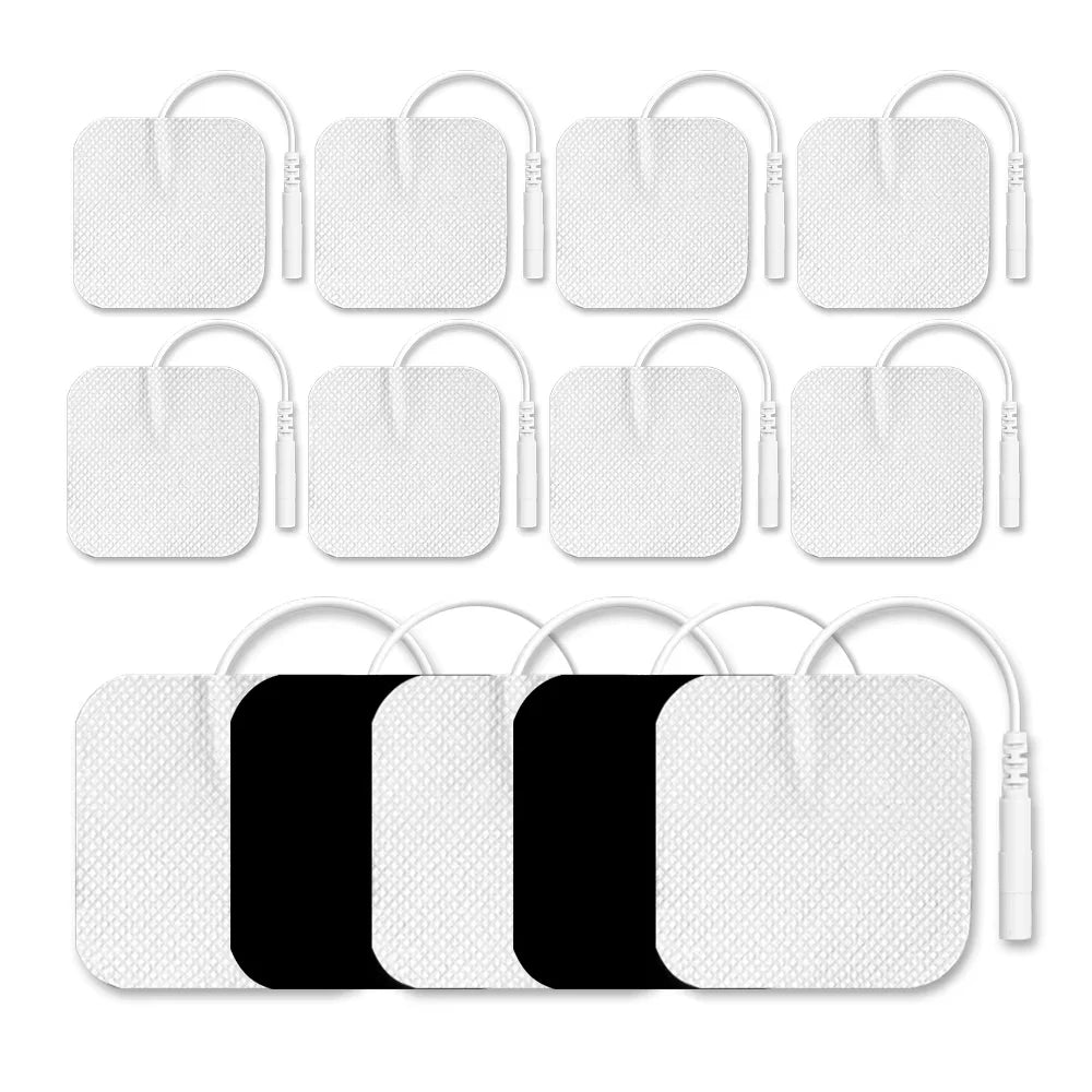 Physiotherapy Tens Electrode Pads Conductive Gel Therapeutic Pulse Pressure Electrical Compex Muscle Stimulator Massage Patches