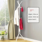 2022Standing Coat Rack Wall Entrance Shoe Rack Metal Stand for Furniture on Wheels Hanger Floor Clothes Wardrobes Clothing Shelf