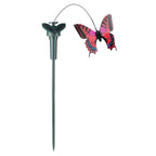 5-1PC Solar Powered Flying Wobble Butterfly Bird Garden Animal Fluttering Butterfly Dancing Ornaments Outdoor Decor Lawn Decor
