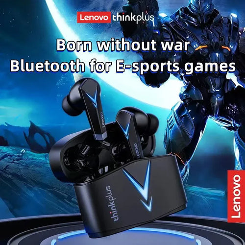 Lenovo LP6 Original Wireless Headphones TWS Bluetooth Earphone Low Latency Game Headset Noise Reduction Music Call Sport Earbuds