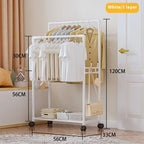Furniture for Room Clothing Rack Clothes Arara Floor Coat Rack Porte Manteau Mural Hanger Iron Bamboo Wall Shelf Racks Metal