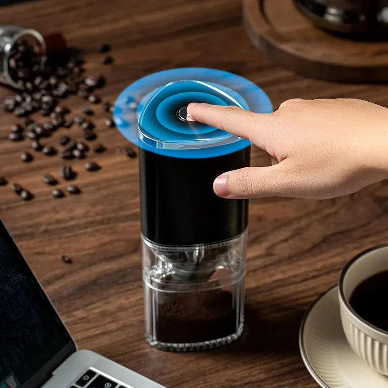 New Portable Electric Coffee Grinder Household Removable Coffee Bean Grinder TYPEC Charge Grinder Office Kitchen