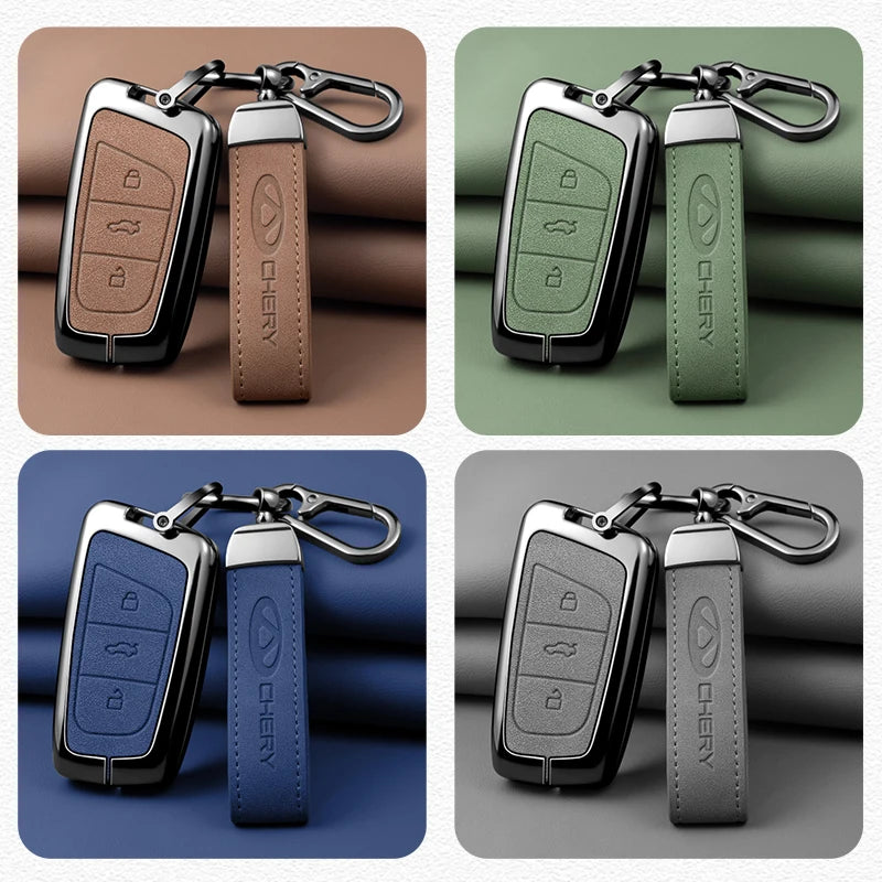 Car Remote Key Case Fob Cover Bag For Chery Tiggo 8 Pro Tiggo 8plus New 5 Plus 7pro Max Omoda 5 C5 Modod Protector Accessories
