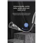 2024new Kitchen Faucets Brass material Pull Out Kitchen Sink Water Tap Deck Mounted Mixer Stream Sprayer Head Hot Cold Taps