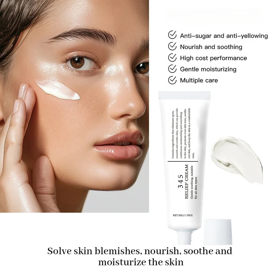 345 Relief Cream – Moisturizing, Soothing & Blemish Care Solution