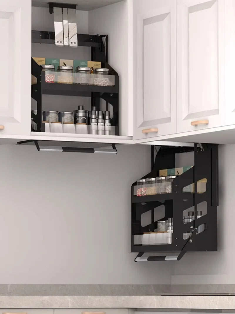 kitchen seasoning basket rack