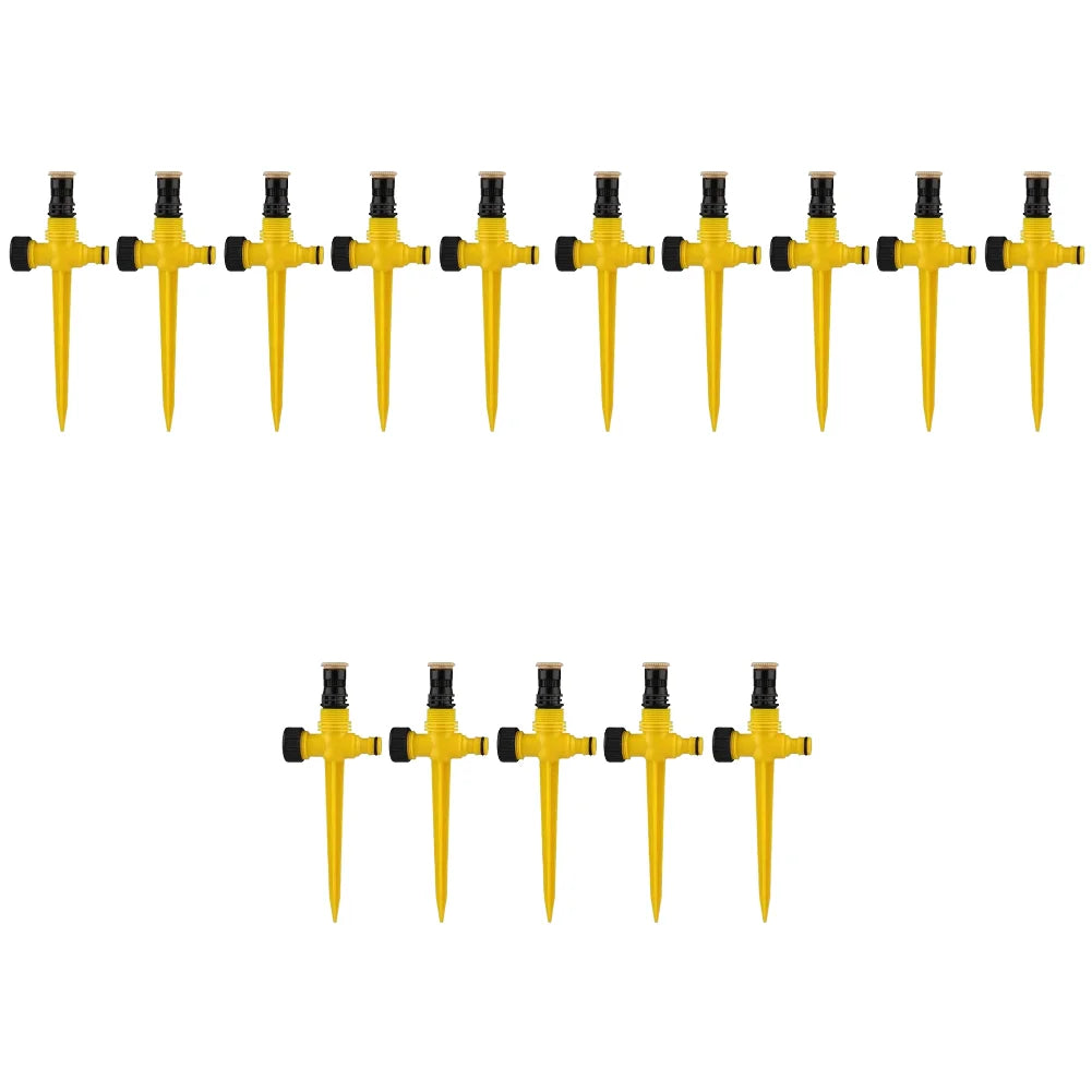 5pcs Household Sprinkler Automatic Irrigation Equipment Watering Sprinkler 360 Degree Rotation Corrosion Resistant For Garden