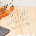 Small Kitchen Iron Storage Rack European Style Installation-free Dish Plate Holder Iron Art Metal Drainin Rack Rack Accessories