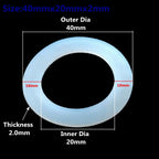2-100PCS Silicone Flat Washer Silicone Gasket of Water Tank Interface Waterproof Gasket Thread Sealing Ring