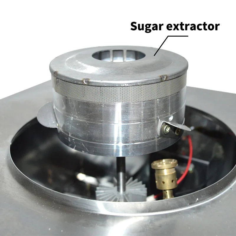 Commercial Stainless Steel gas cotton candy maker DIY candyfloss machine fancy brushed cotton candy machine 1pc