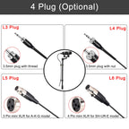 Professional 3 Pin 4 PIN XLR Saxophone Microphone 3.5mm Portable Condenser Instrument Wind Violin Sax Piano Clarinet Mic IM-22