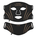 7 Color LED Face Mask with Neck Wireless Portable Red Light Therapy for Anti-Aging, Wrinkles, Skin Rejuvenation, Home Use
