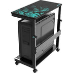 Height Adjustable Computer Tower Stand