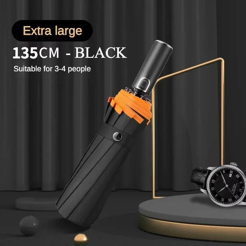 Super Large 135CM Automatic Folding Umbrella