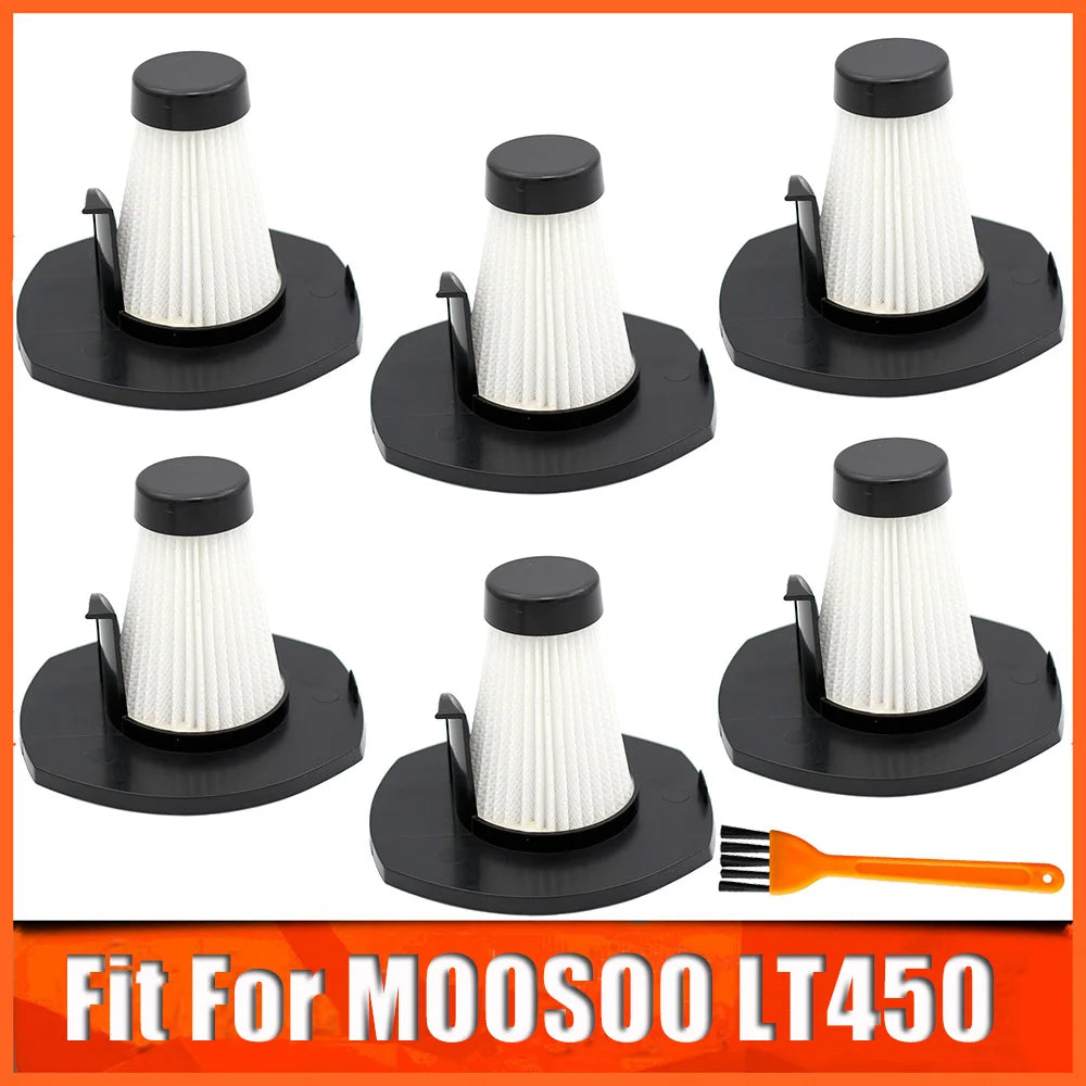 Washable Vacuums HEPA Filter Replacements for MooSoo LT450 Corded Vacuum Cleaner Filter Parts Accessories