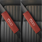 Car seat belt cover for Fiat 500 Breathable shoulder pad Driver shoulder care for adults and children car accessories interior