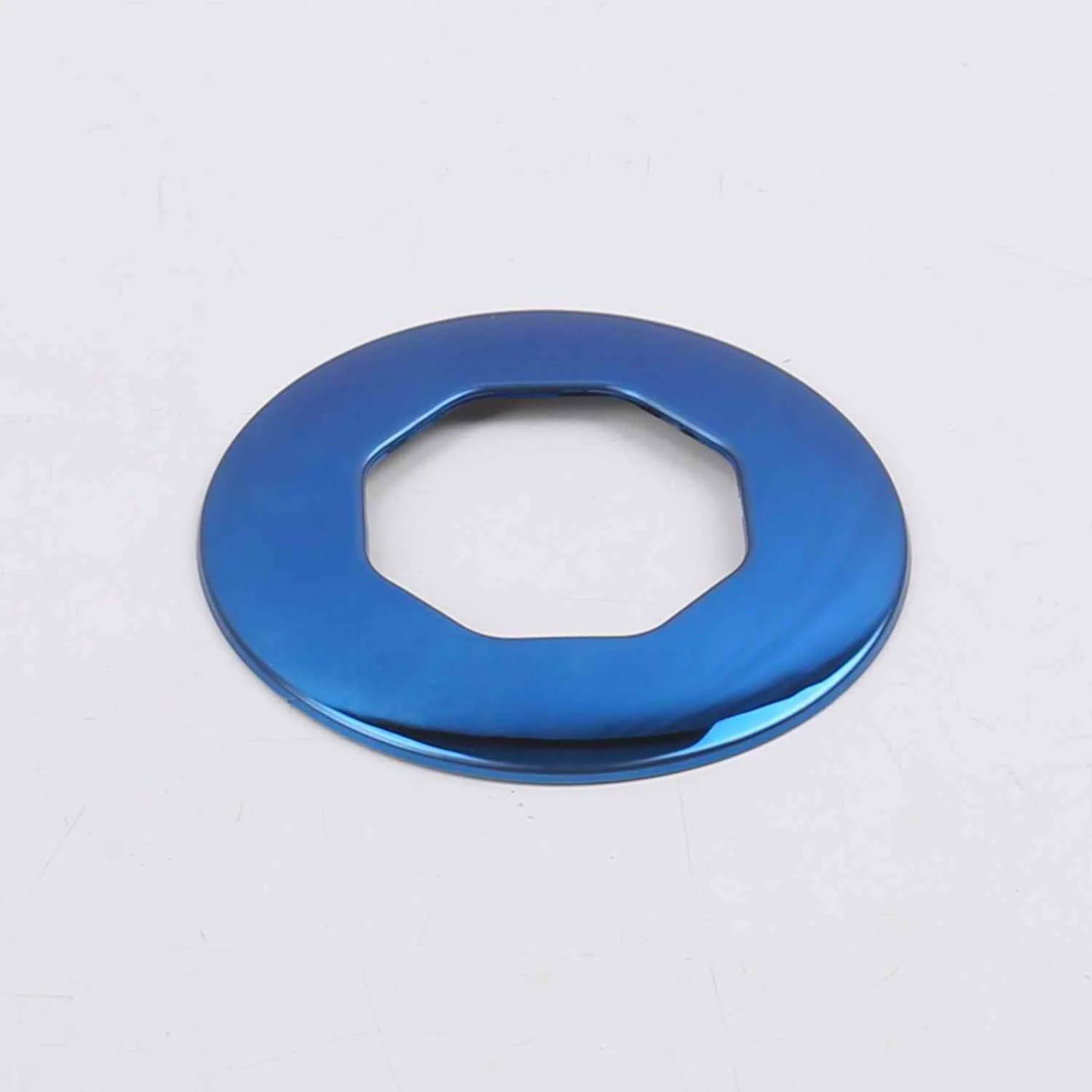 For MG ZS 2017 - 2021 2022 Accessories Trophy Ev Luxury Car Steering Wheel Frame Decoration Cover Trim Stainless Steel