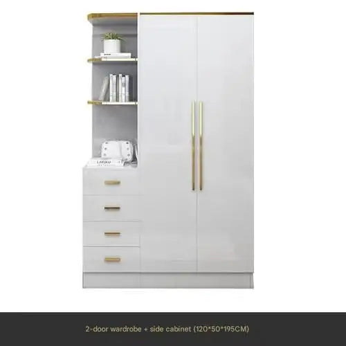 White Gold Wardrobe Designer Clothes Waterproof Children Wardrobe Organizers Nordic Vestidor De Armario Abiertos Hotel Furniture
