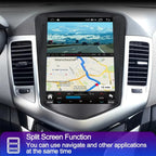 4G+64G Stereo Android 15 For Chevrolet Cruze J300 2008-2014 for Tesla Style Car 4G GPS Navi Player Radio Carplay 2 Din Autoraido