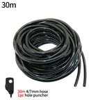 10-30M Outdoor Misting Cooling System 4/7PVC Garden Irrigation Watering Adjustable 1/4'' Brass Atomizer Nozzles Micro Sprinklers