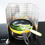 Kitchen Cleaning Tools Stove Oil-Proof Splash Guard Board Article for The Kitchen Removable Cooking Frying Oil Gas Kitchenware