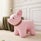 Animal Stool Changing Shoe Stool Cartoon Wood Ottoman Stool, Animal Footstool for Living Rooms Bedroom Home Decor