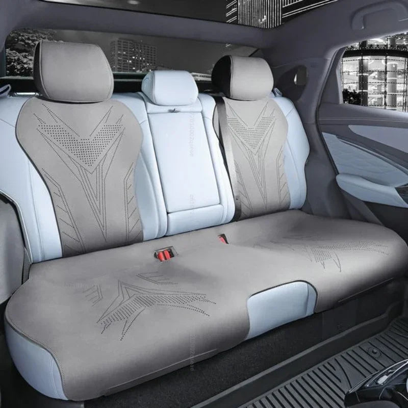 New suede Car Seat cover for BYD seal EV 2024 Breathable Comfortable Four Seasons Universal Auto Full Seats cushion