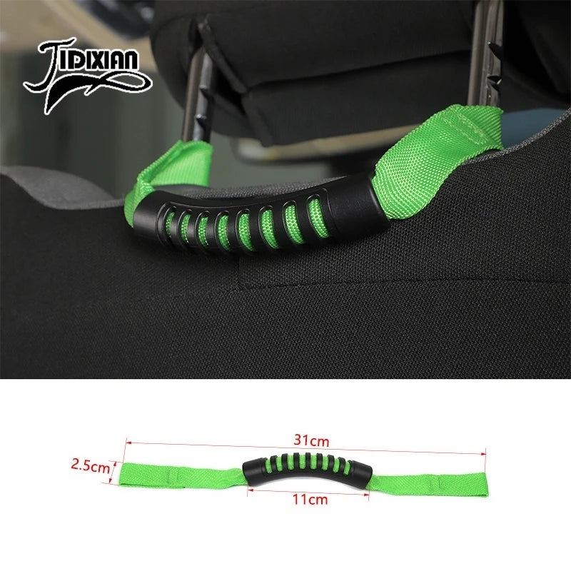 JIDIXIAN Car Seat Headrest Grab Handle for Jeep for Dodge for Ford F150 for Jimny for Chevrolet for GMC for Chrysler for 4Runner