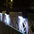 24PCS IP65 Waterproof Solar Garden Light Outdoor LED Solar Power Deck Lamps for Railing Stairs Step Fence Yard Patio Pathway