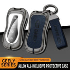 Alloy Car Remote Key Fob Cover Case Holder for Geely Tugella 2020 Azkarra Xingyue Boyue Pro Atlas Pro Gili Tugella Accessories
