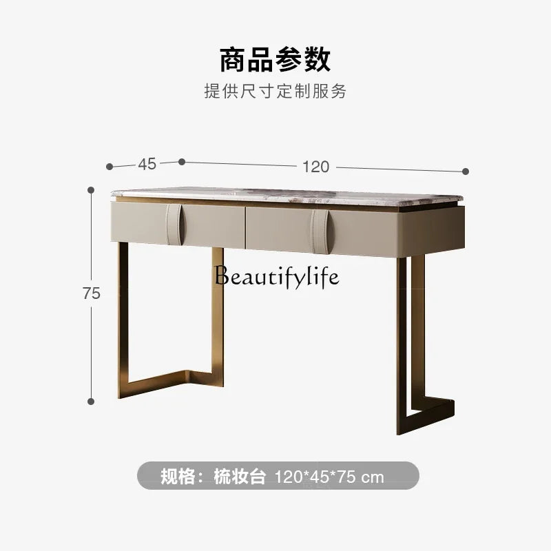 ls 42Designer custom high-end solid wood marble dresser combination