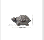 Retro turtle Ashtray Living Room with Lid Anti Fly Ash Ceramic Cigar Ashtray Decoration Chinese Home Decoration Art Friend Gift