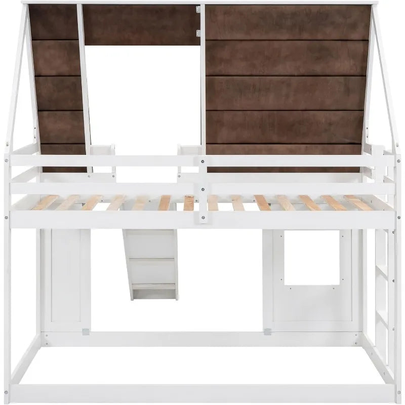 Kids' Playhouse Bunk Bed