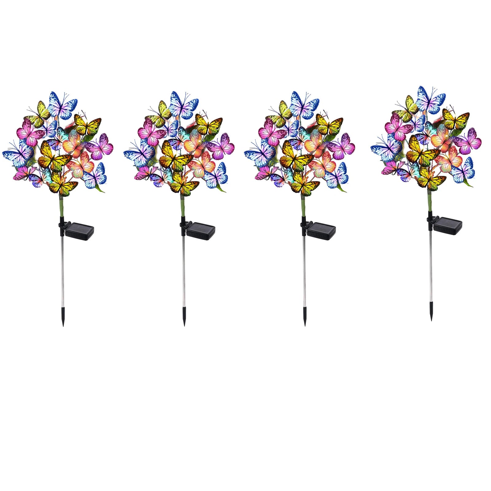 Solar Garden Light Outdoor Waterproof Decorative Solar Light LED Butterfly Solar Lights for Garden Yard Patio Lawn Outdoor Decor