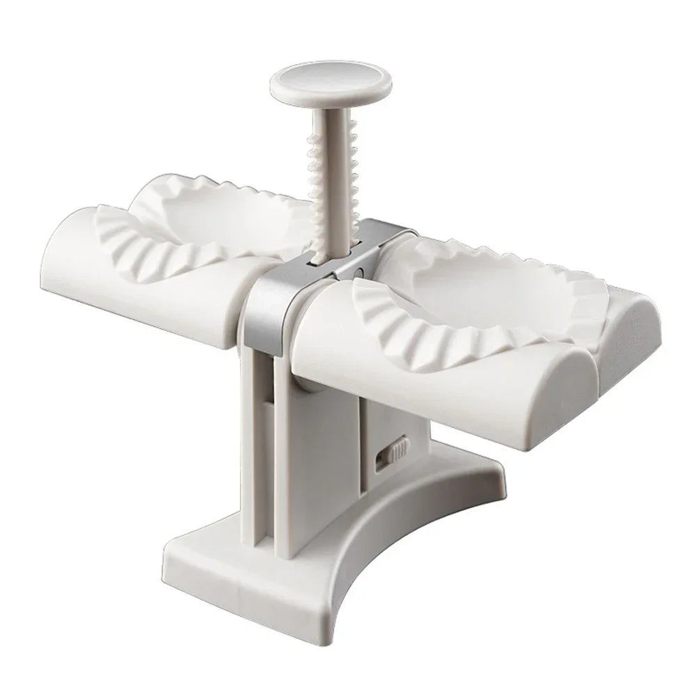 Electric Dumpling Maker Machine Double Head Dumpling Mould Automatic Press Dumpling Skin Mould Manual Accessories Kitchen Tool