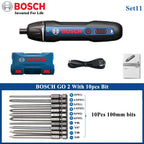 Original Bosch Go2 Electric Screwdriver Set 3.6V Rechargeable Automatic Screwdriver Hand Drill Bosch Go 2 Electric Batch Tool