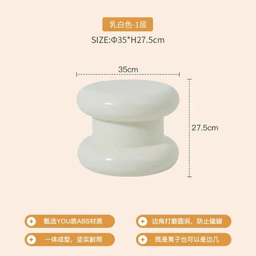 Home Shoe Changing Stool Ins Style Low Stool Sofa Side Table Nordic Modern Minimalist Living Room Creative Small Round Stools
