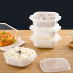 Food Storage Container Rice Fruit Preservation Box Microwave Oven Safe Refrigerator Freezer Fresh Keeping Box For Kitchen