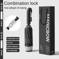 Fully Automatic Folding Password Lock Buckle Umbrella, Windproof, Enlarged Thick,Car Reverse Wind Resistant Umbrella Men Women
