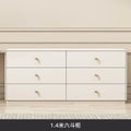 Modern Vanity Desk with LED Lighted Mirror, Luxury Corner Makeup Vanity Table 6 Drawers and Large Storage Dressing Table Shelves