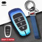 3 4 Buttons New Car Smart Key Case Cover For Hyundai N Performance Tucson Solaris Sonata Hybrid NEXO NX4 Santafe dn8 Accessories
