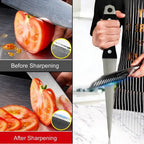 Kitchen Grinding Essential - Diamond Whetstone Knife Sharpening Honing Bar with Curved Surface, Perfect for Knife & Scissors