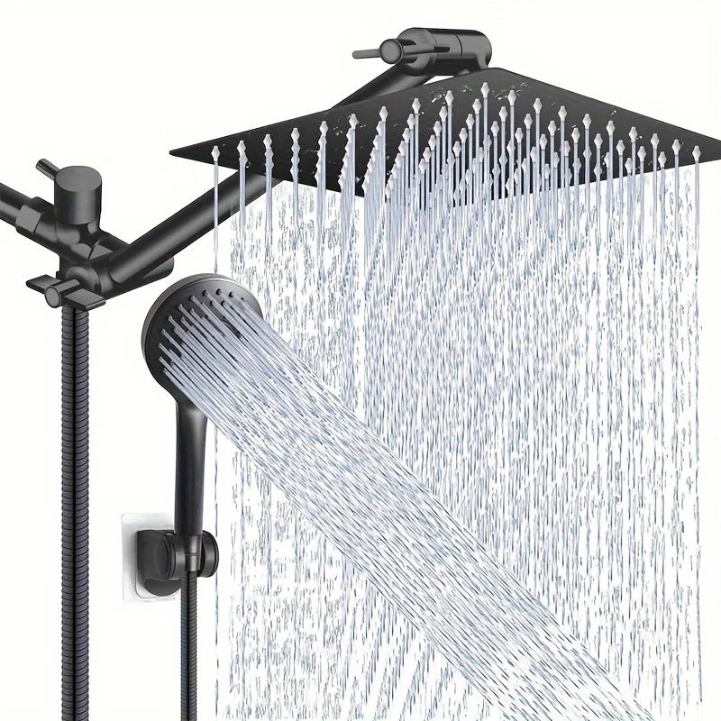 12 Inch Quality Set Rain Shower Head / Handheld Water Saving Shower Ba