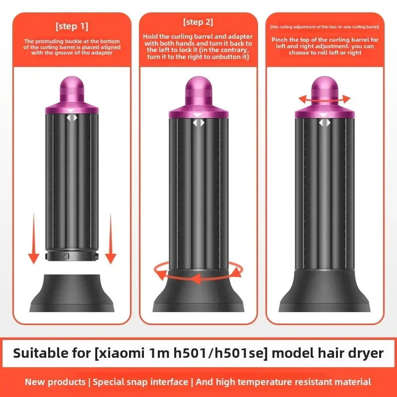 H501SE For Xiaomi Mijia Hair Dryer H501 Wave Curling Wand Hair Dryer Accessories
