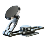 Magnetic Car Phone Bracket Slide Rail Adjustable Foldable Mobile Phone Mount Stand 360 Degree Rotary for Tesla Model 3 X Y S